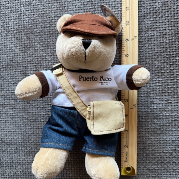 NWT Starbucks Bearista Bear Puerto Rico Destination Series 2009 Collectibl - Picture 8 of 10